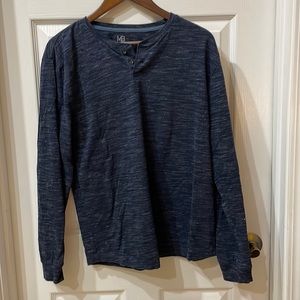 Henley long sleeve t-shirt (large)
